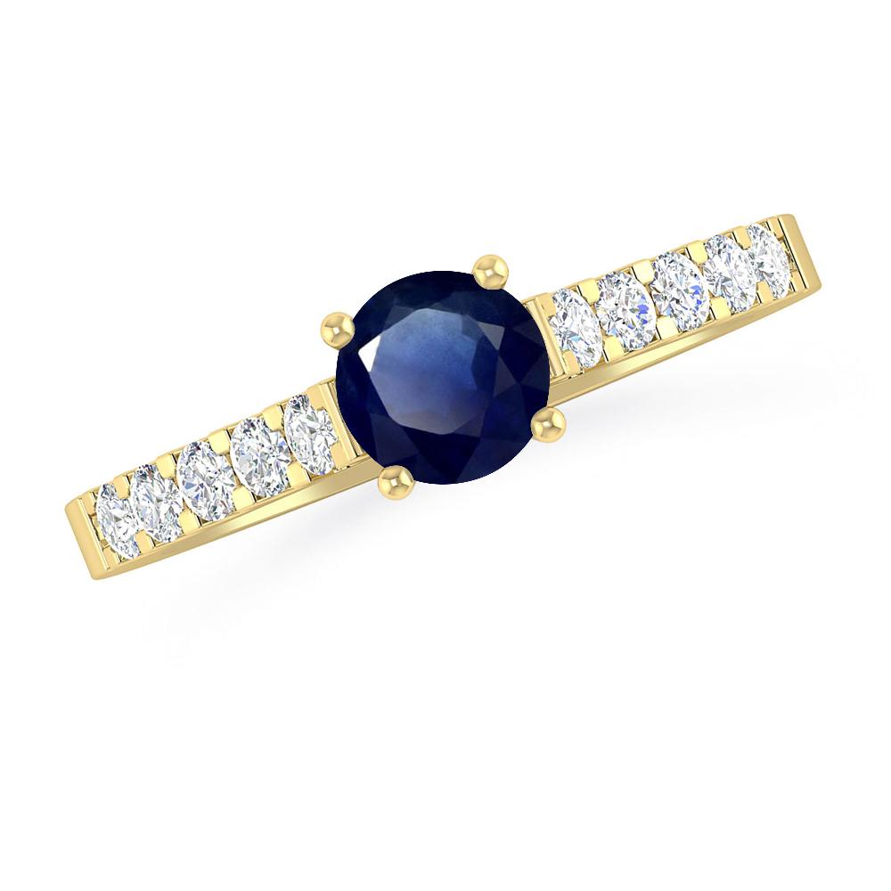 Yellow Gold - Sapphire