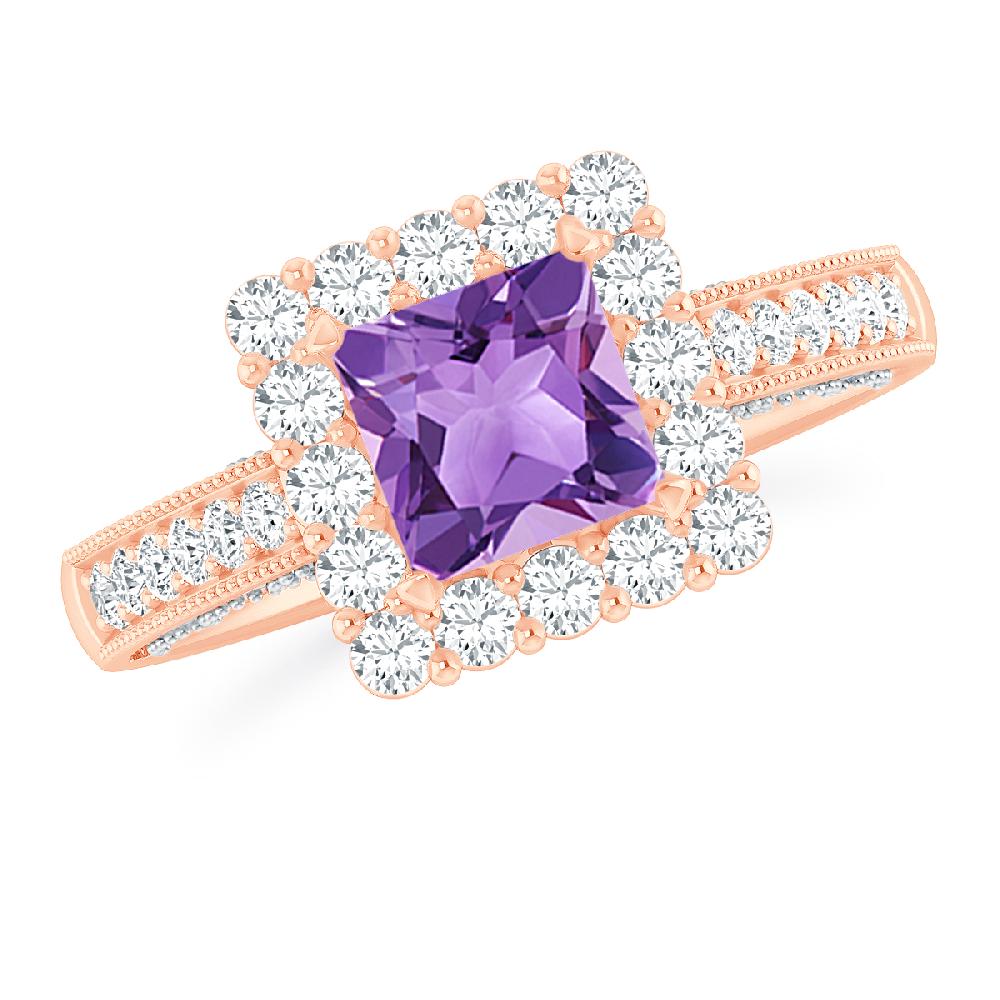 Rose Gold - Amethyst