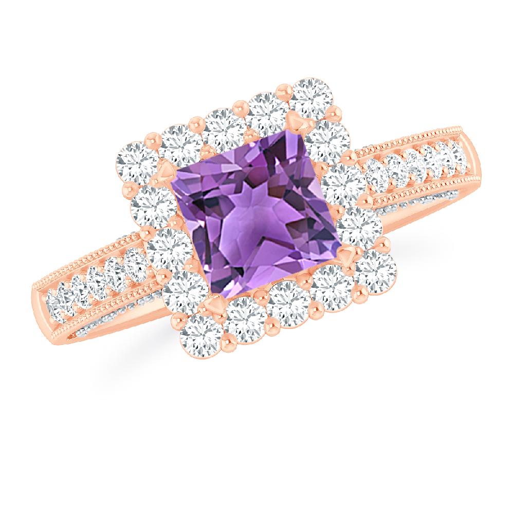 Rose Gold - Amethyst