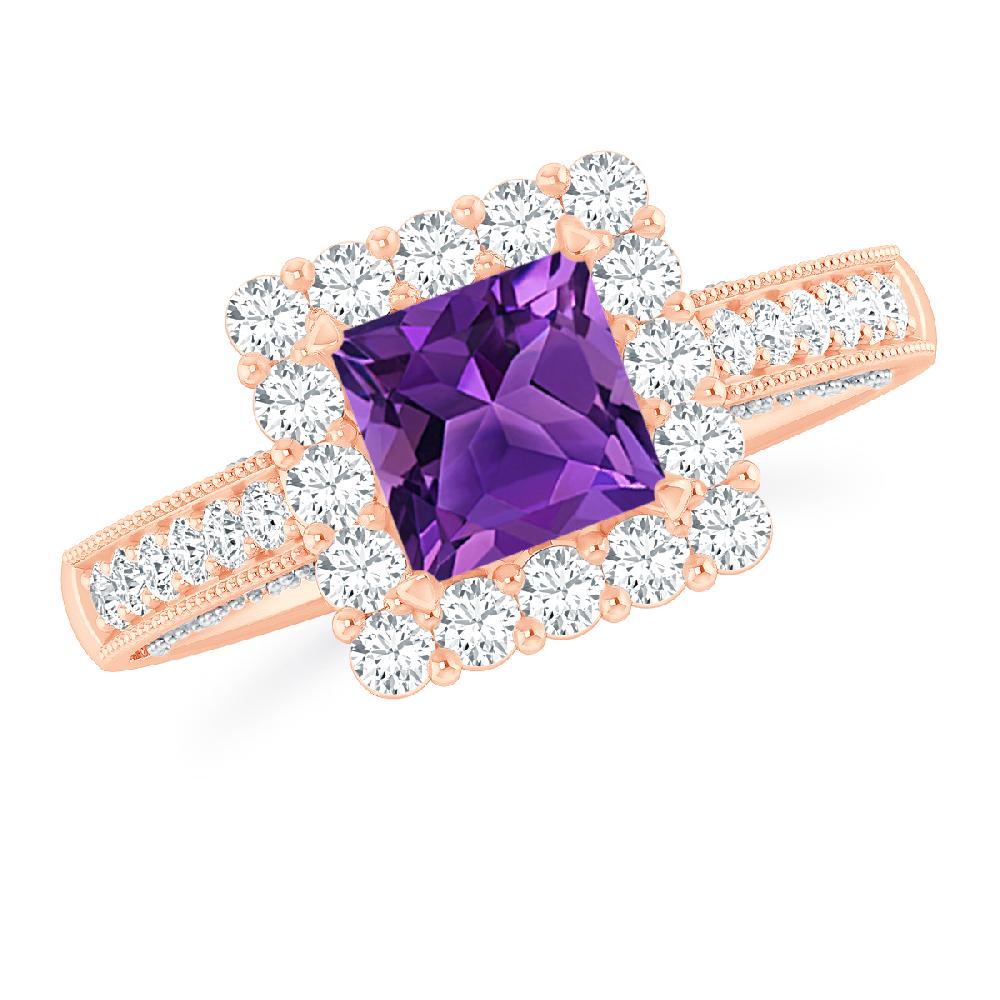 Rose Gold - Amethyst