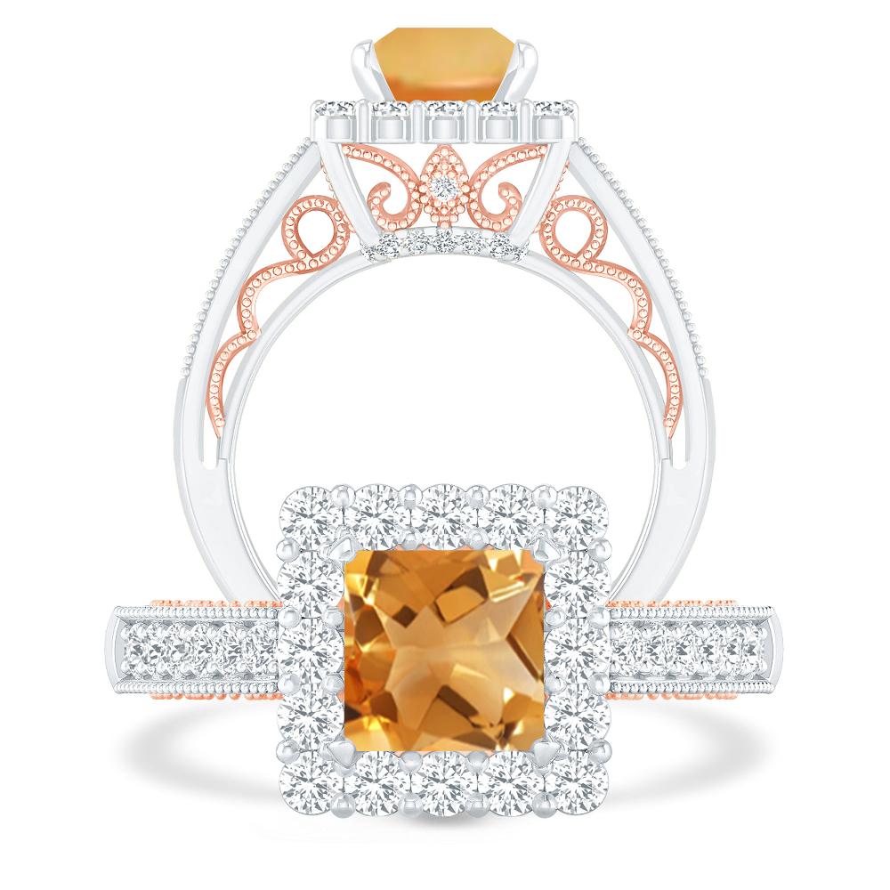 White Gold - Citrine