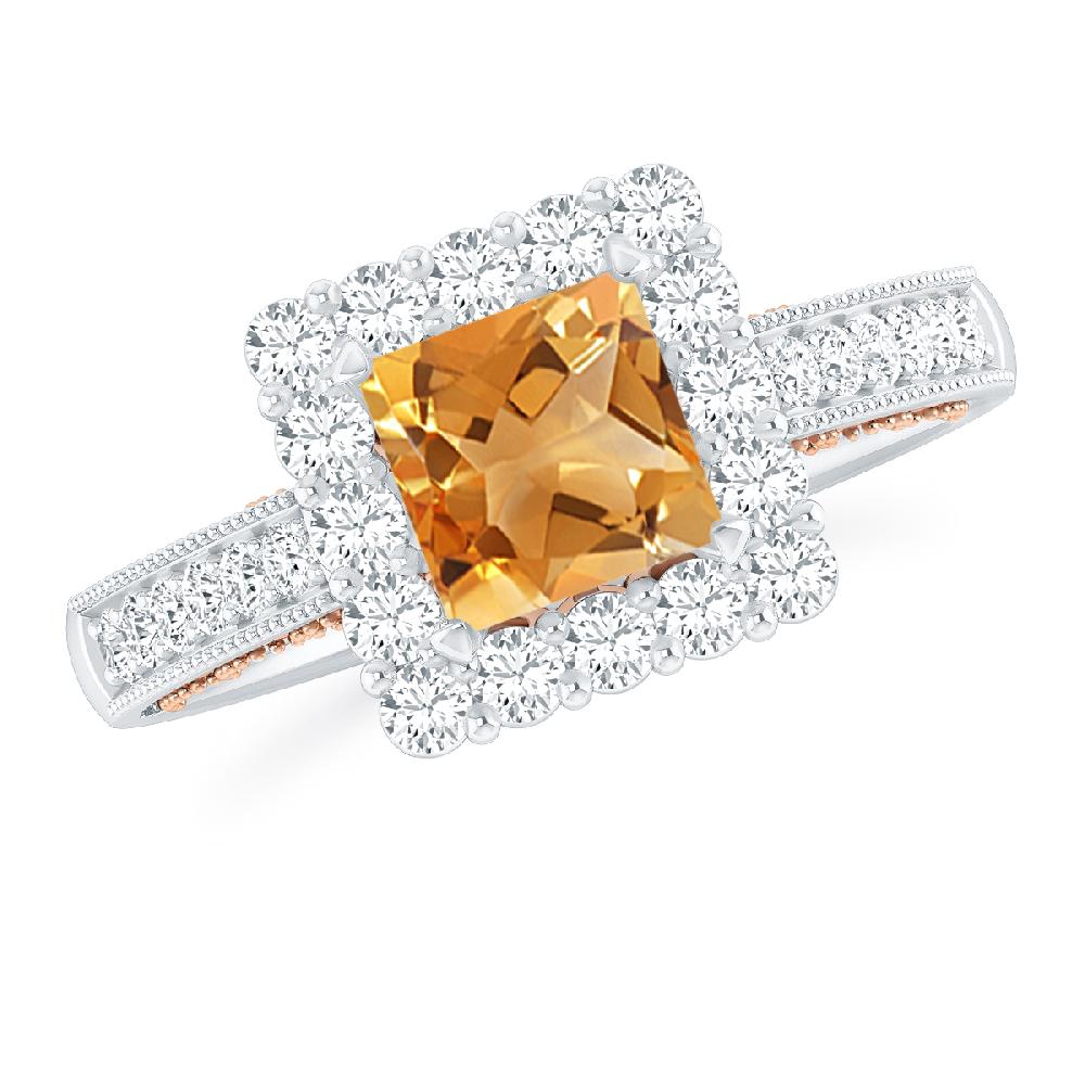 White Gold - Citrine