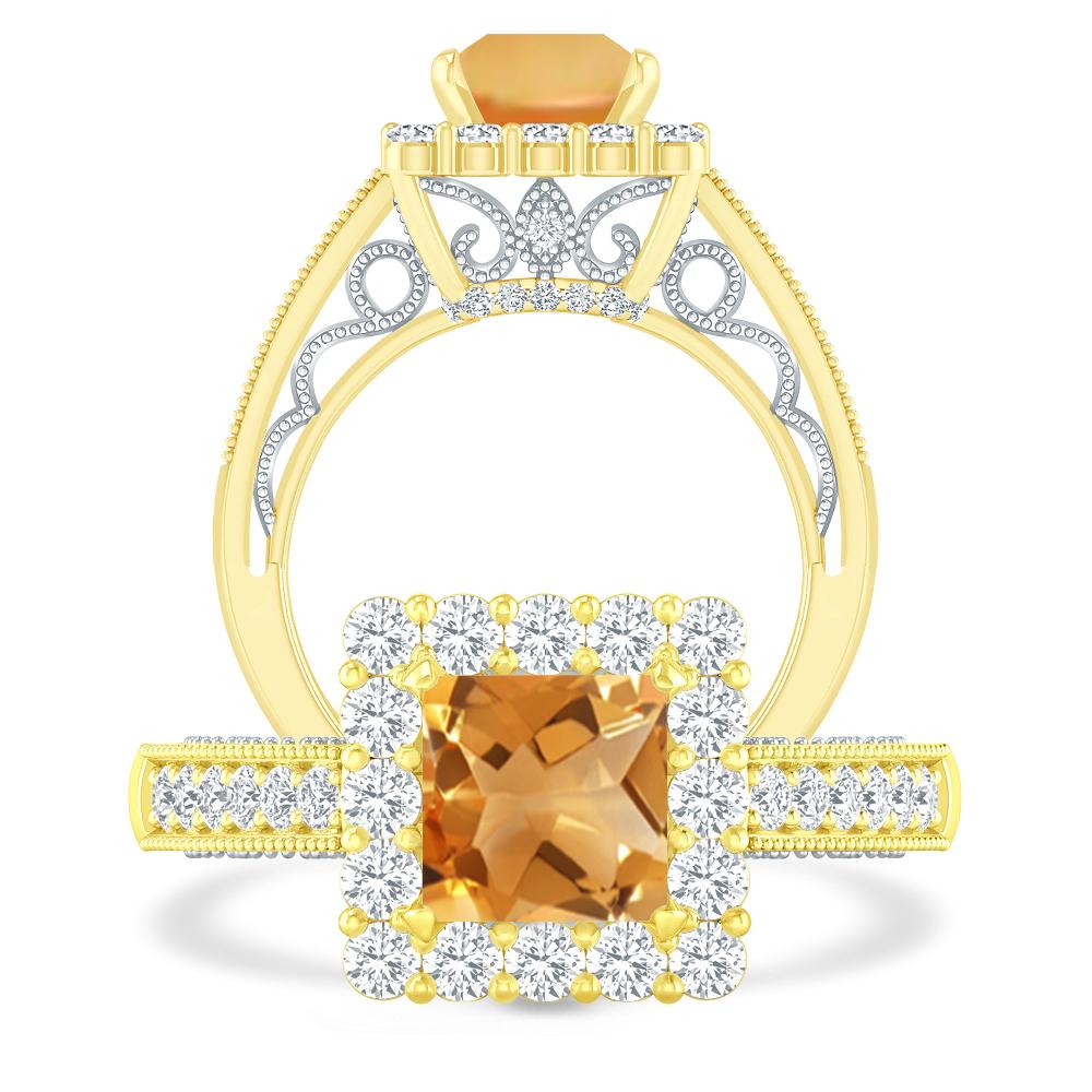 Yellow Gold - Citrine