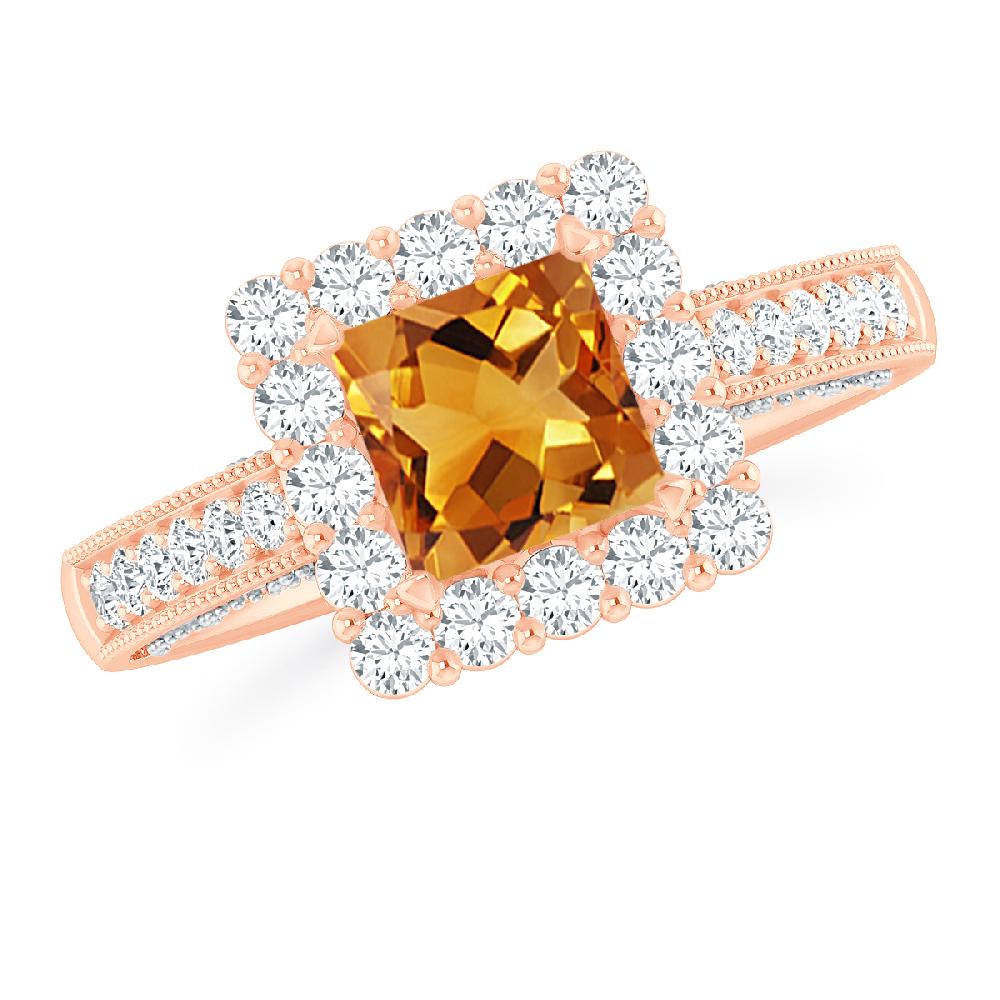 Rose Gold - Citrine