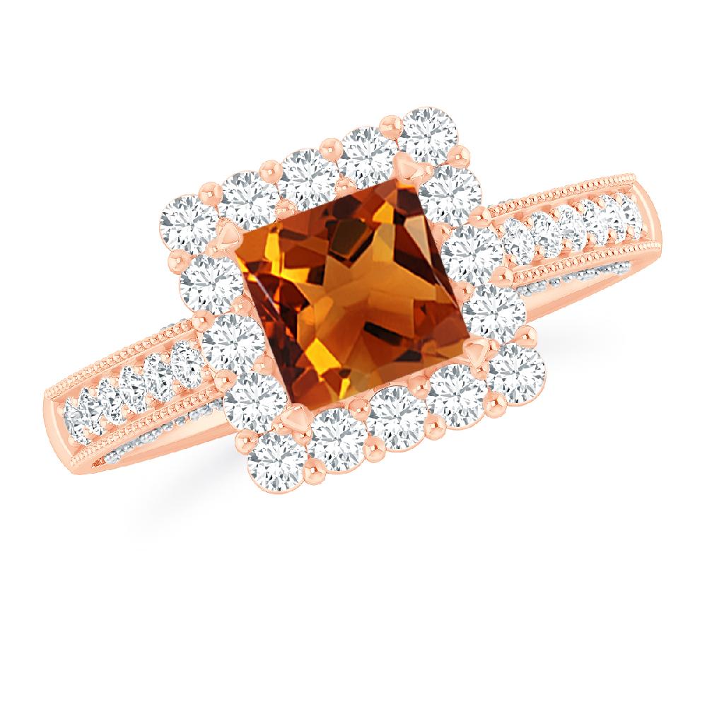 Rose Gold - Citrine