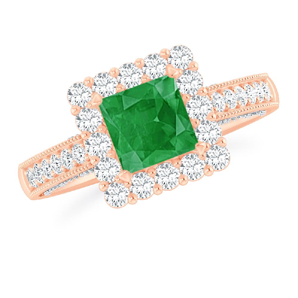 Rose Gold - Emerald