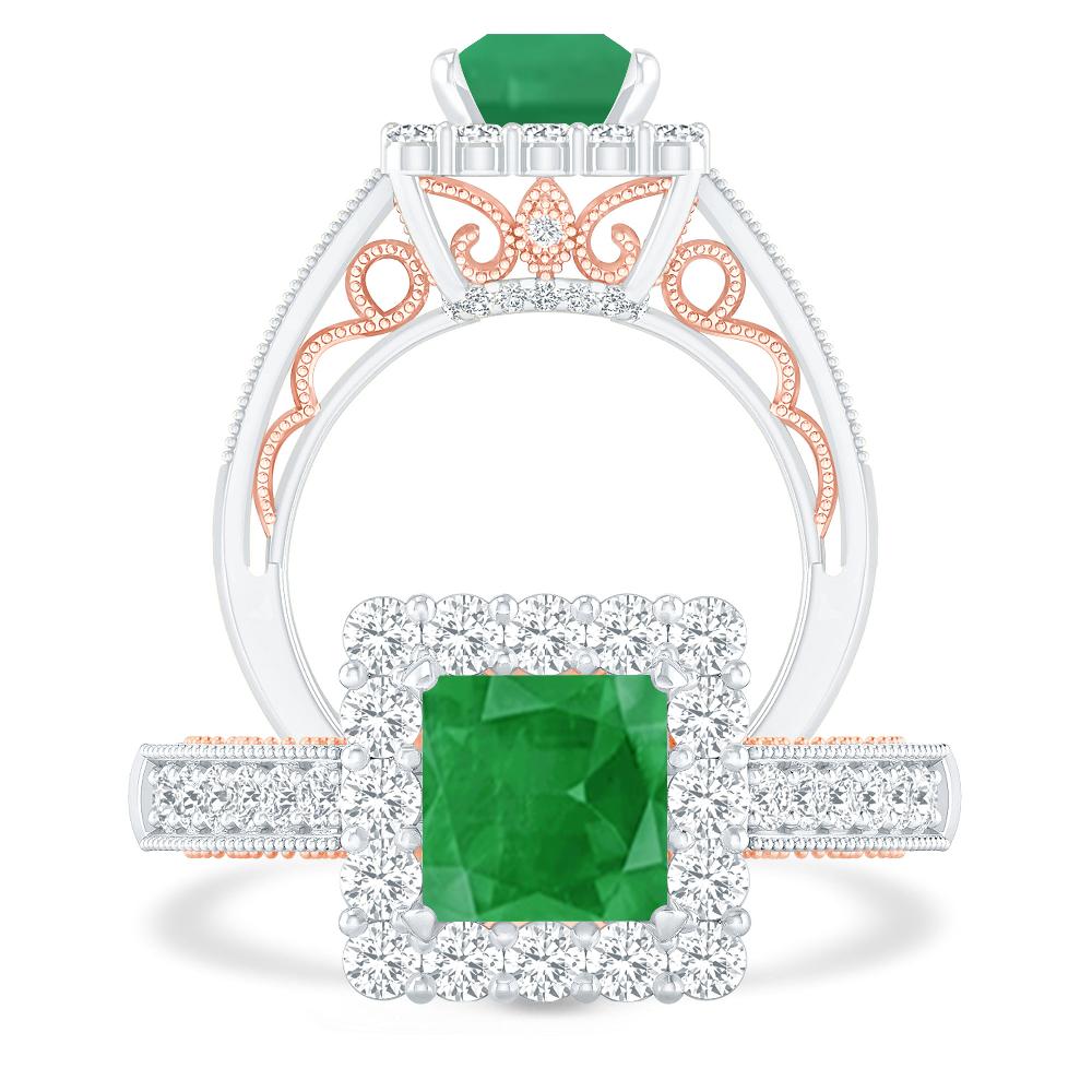 White Gold - Emerald