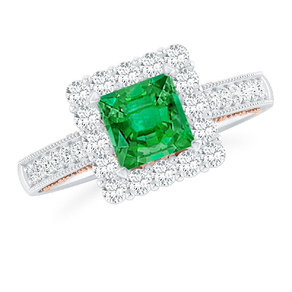 White Gold - Emerald