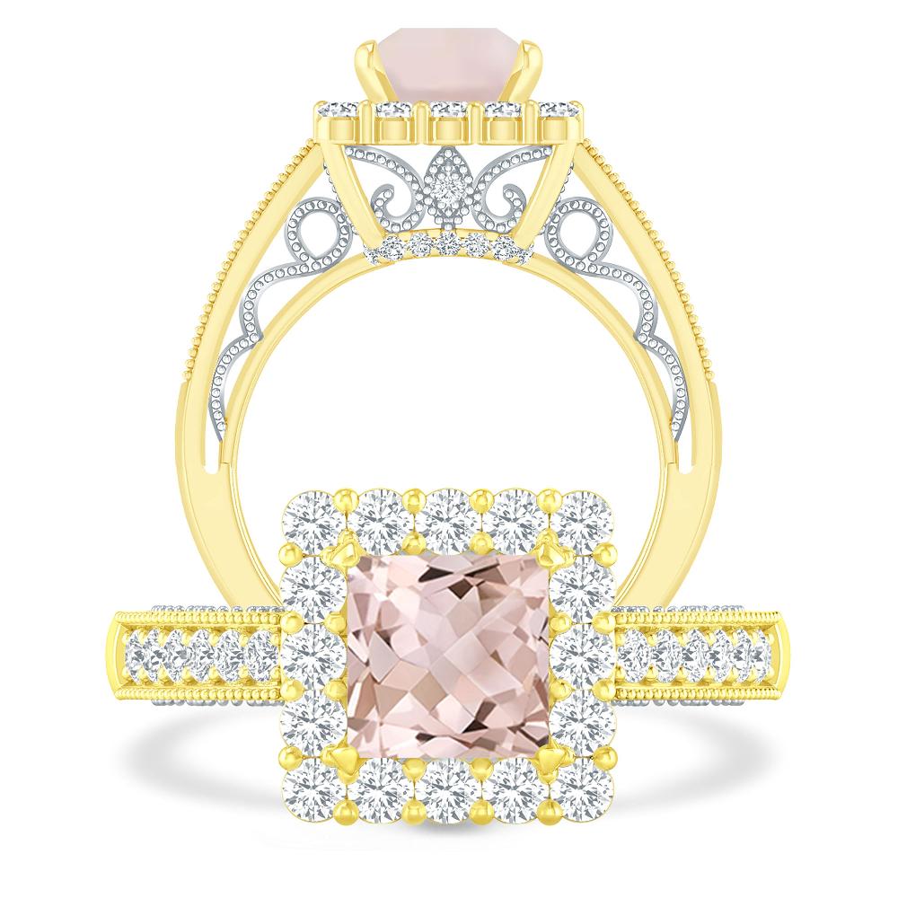 Yellow Gold - Morganite