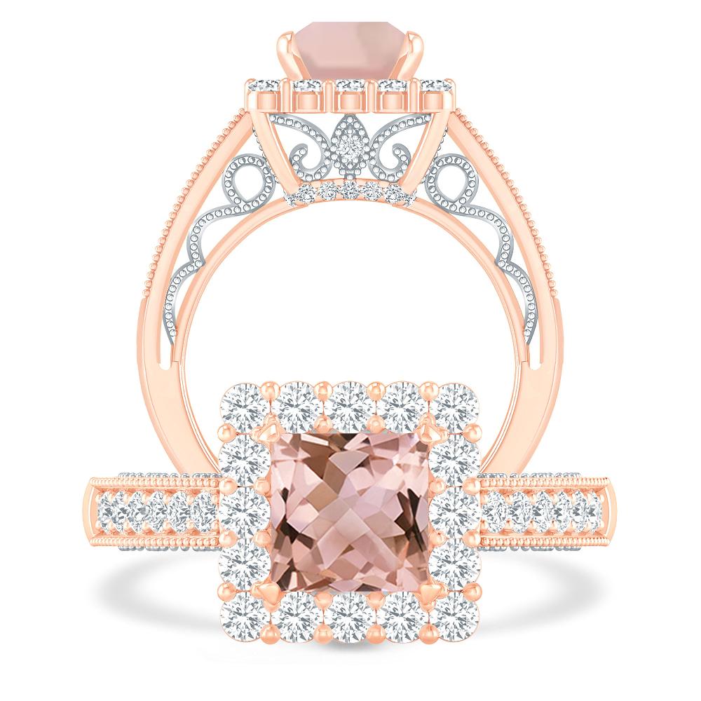 Rose Gold - Morganite