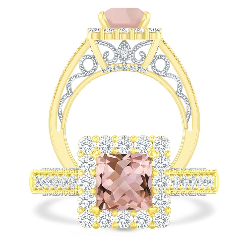 Yellow Gold - Morganite