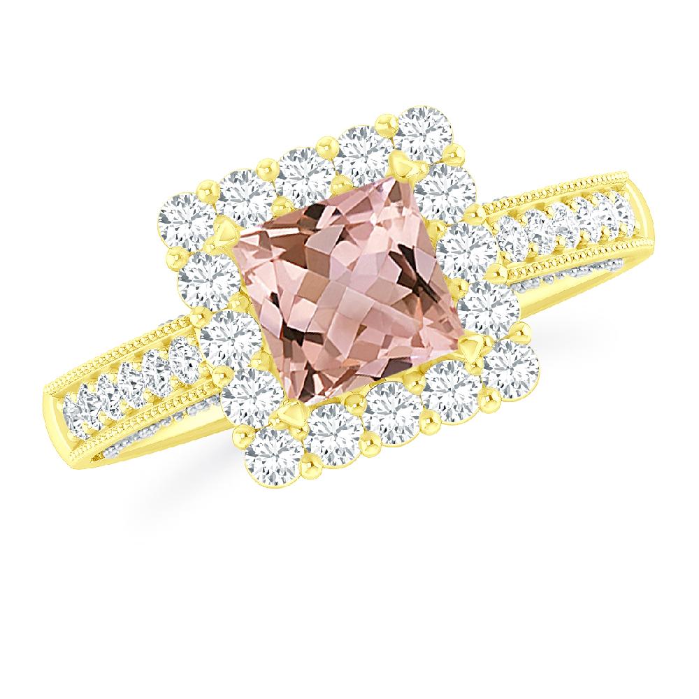 Yellow Gold - Morganite