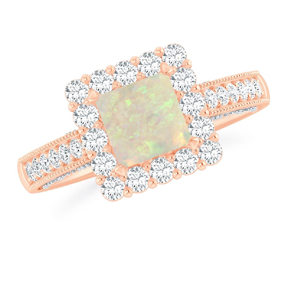 Rose Gold - Opal