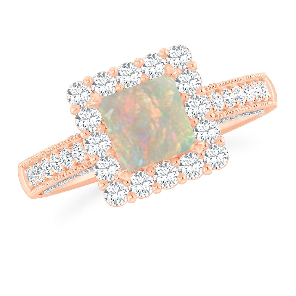 Rose Gold - Opal