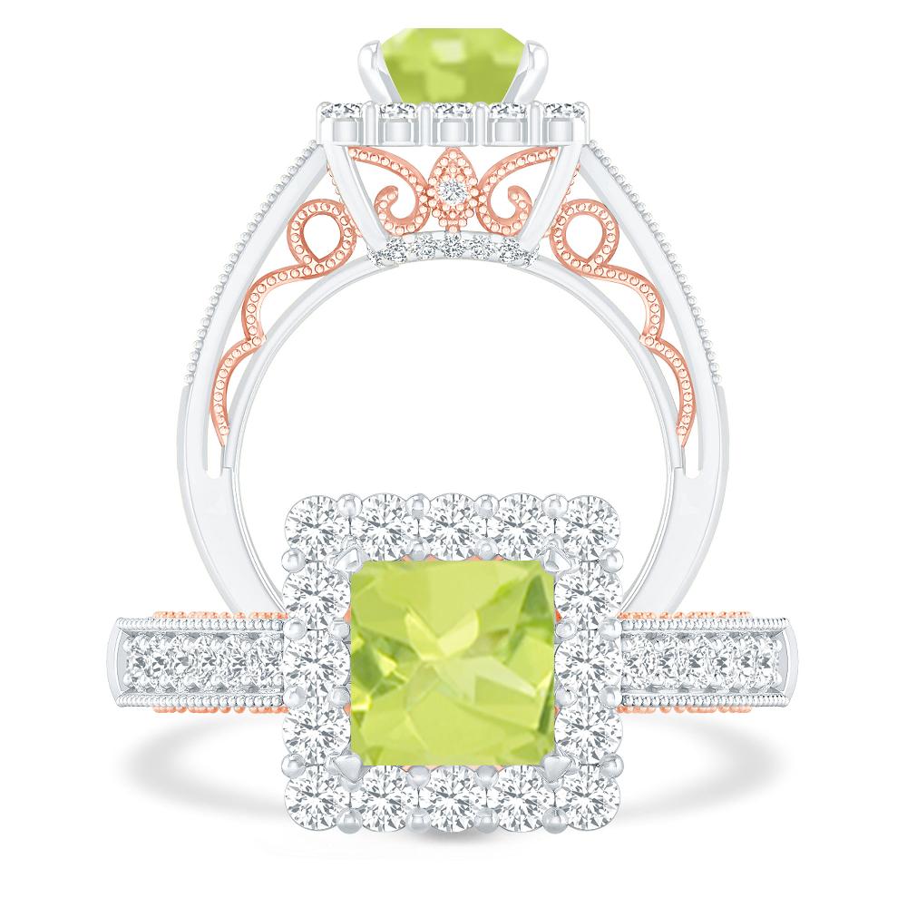 White Gold - Peridot