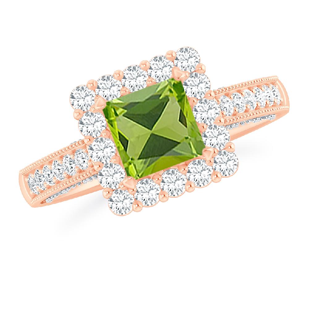 Rose Gold - Peridot