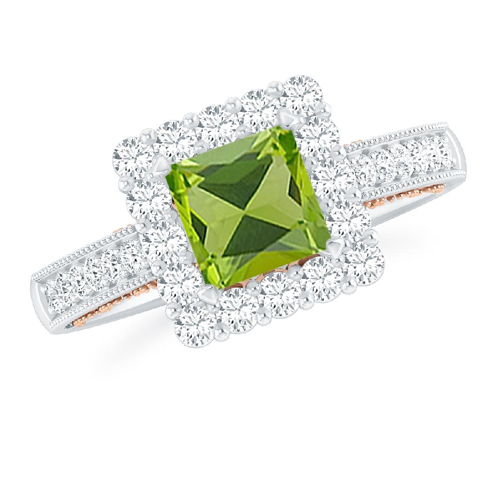 White Gold - Peridot