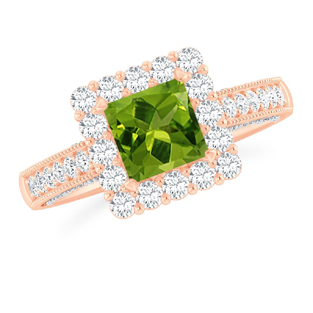 Rose Gold - Peridot