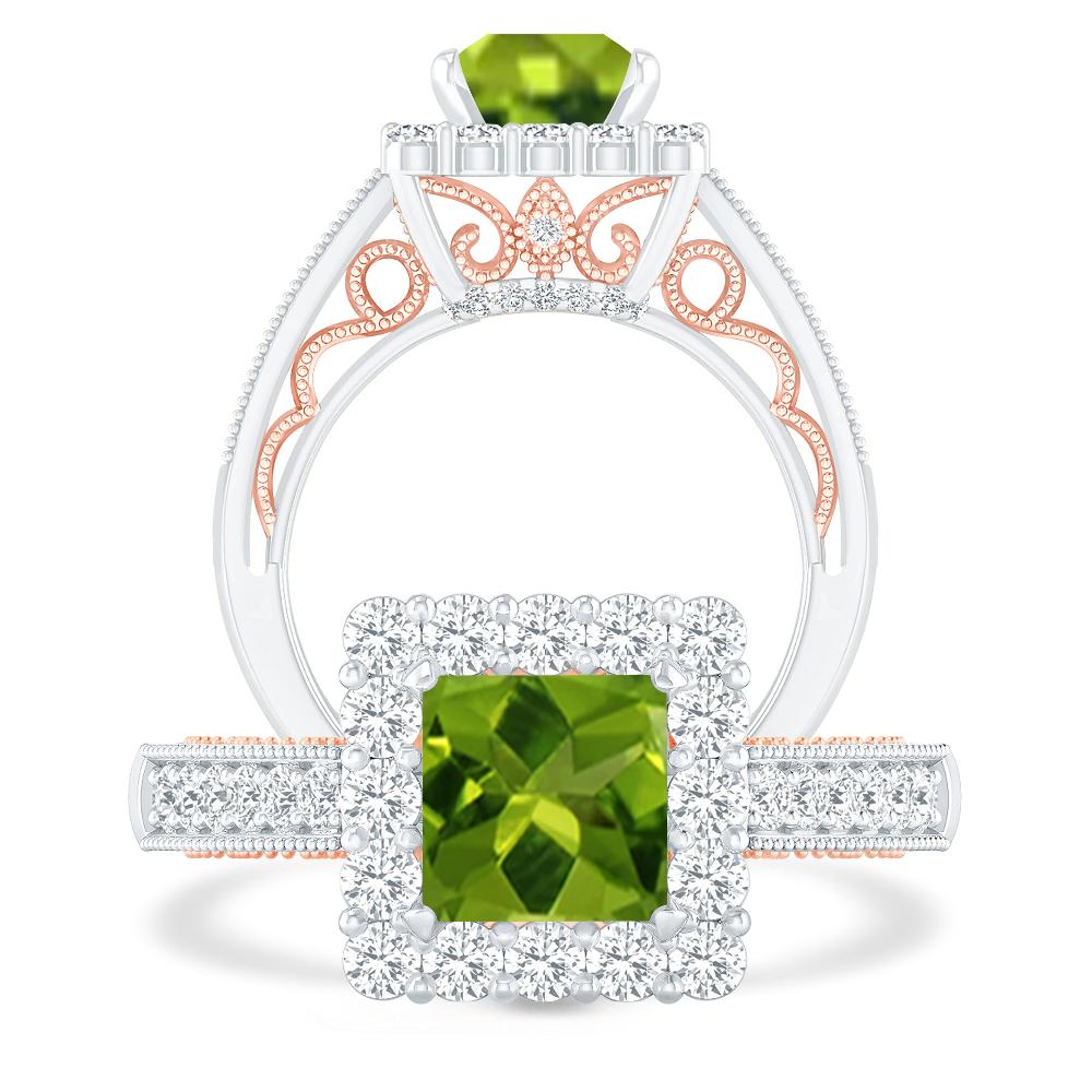 White Gold - Peridot