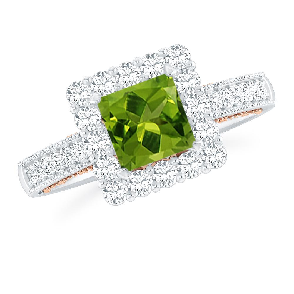 White Gold - Peridot