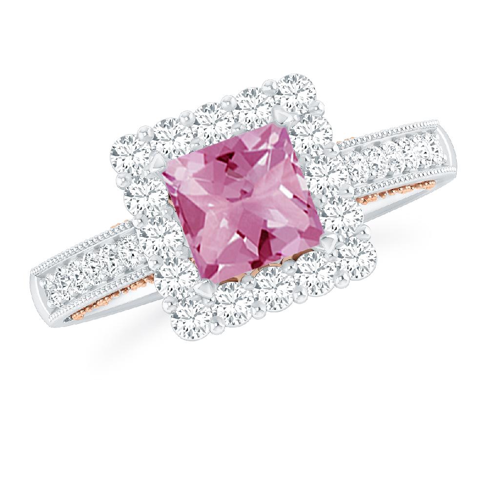 White Gold - Pink Tourmaline