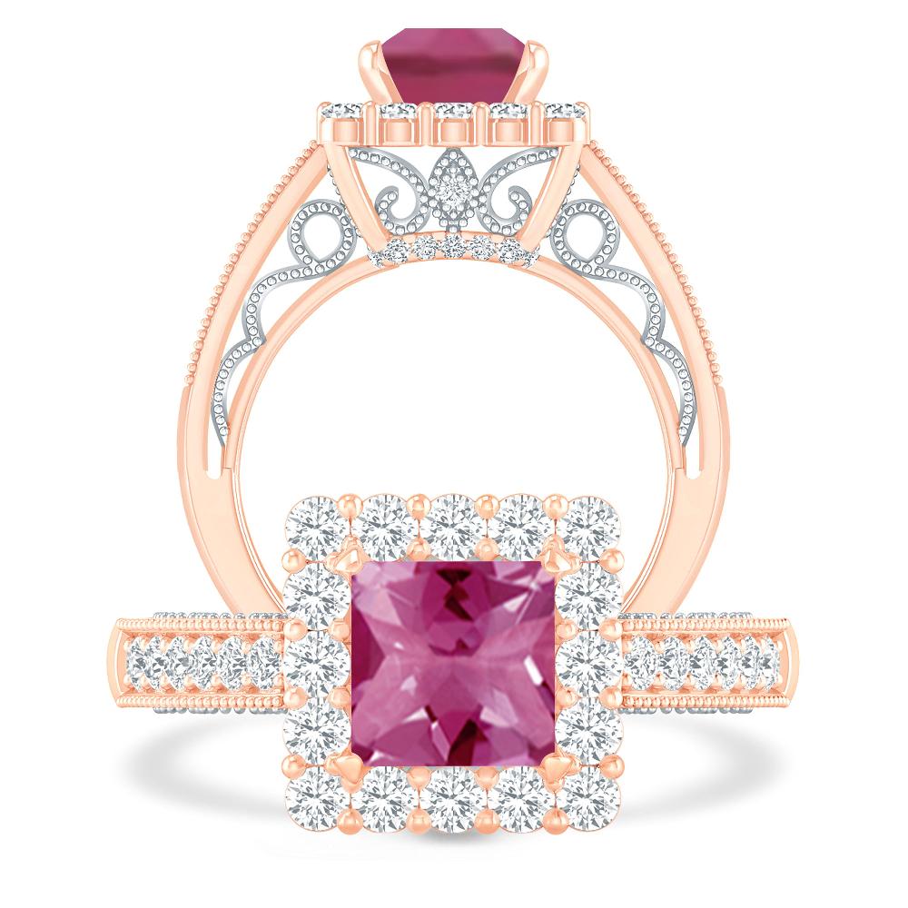 Rose Gold - Pink Tourmaline