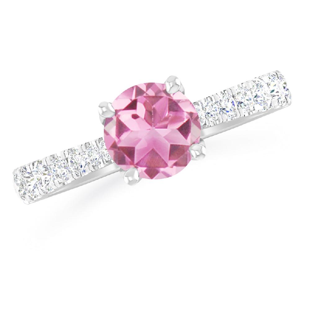 White Gold - Pink Tourmaline
