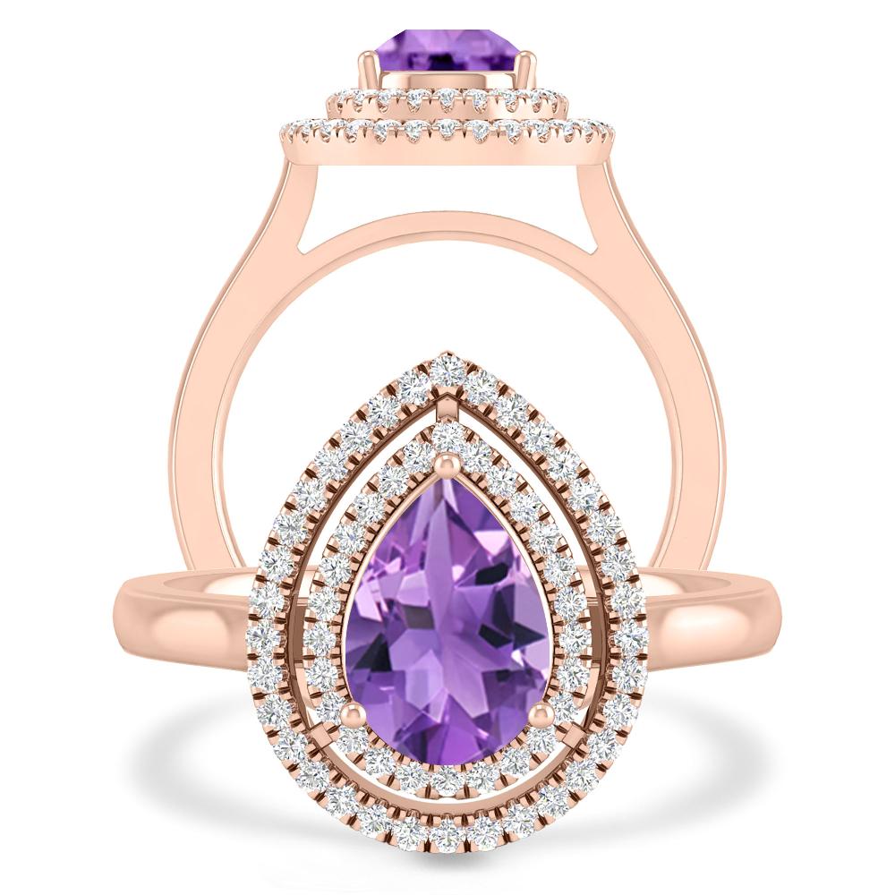 Rose Gold - Amethyst