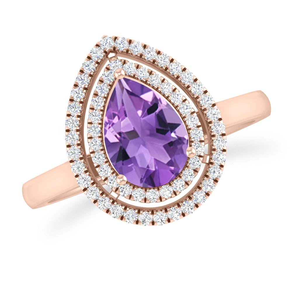 Rose Gold - Amethyst