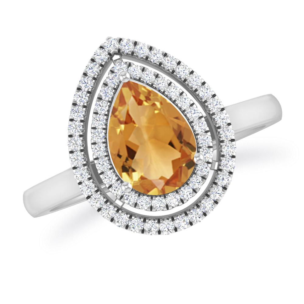 White Gold - Citrine