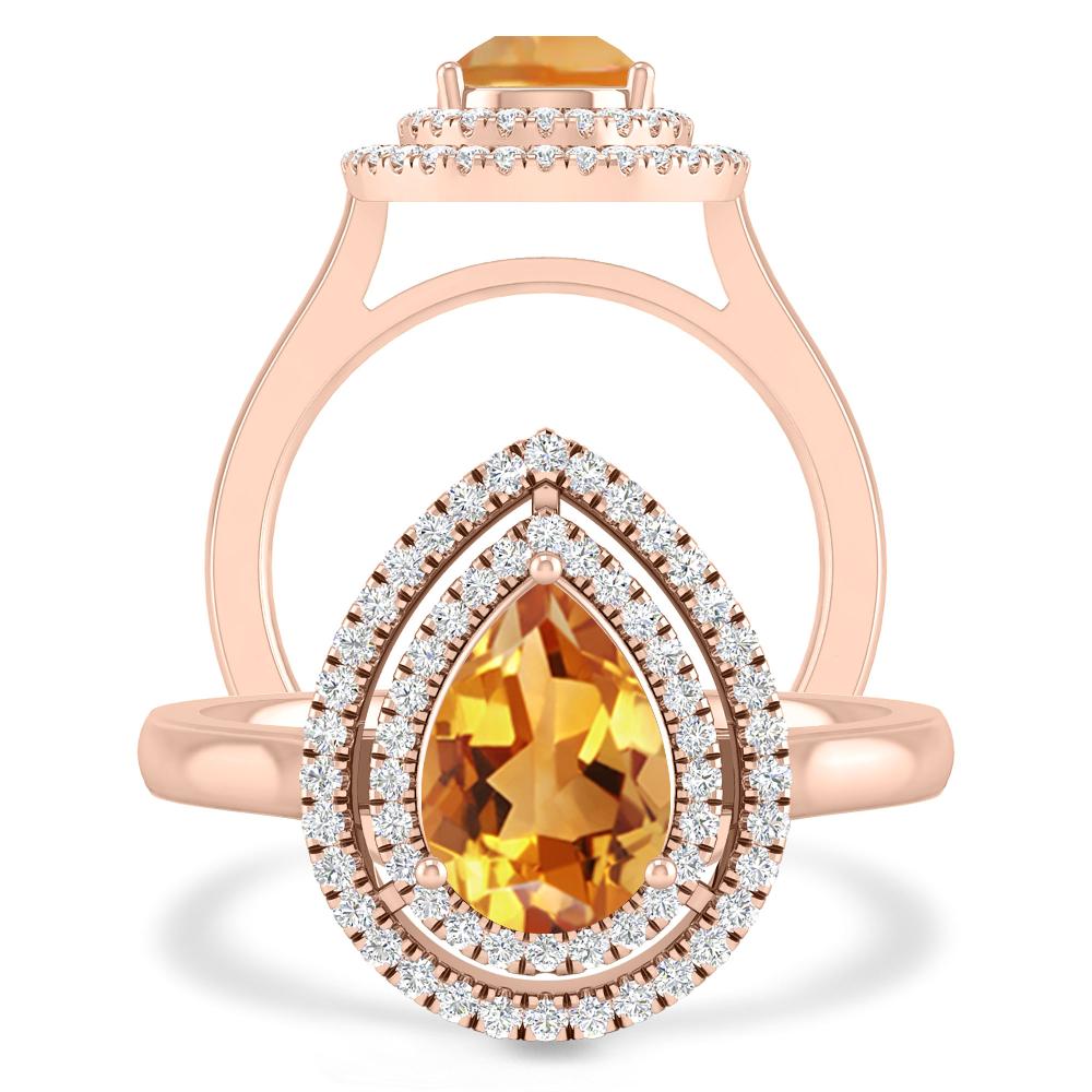 Rose Gold - Citrine