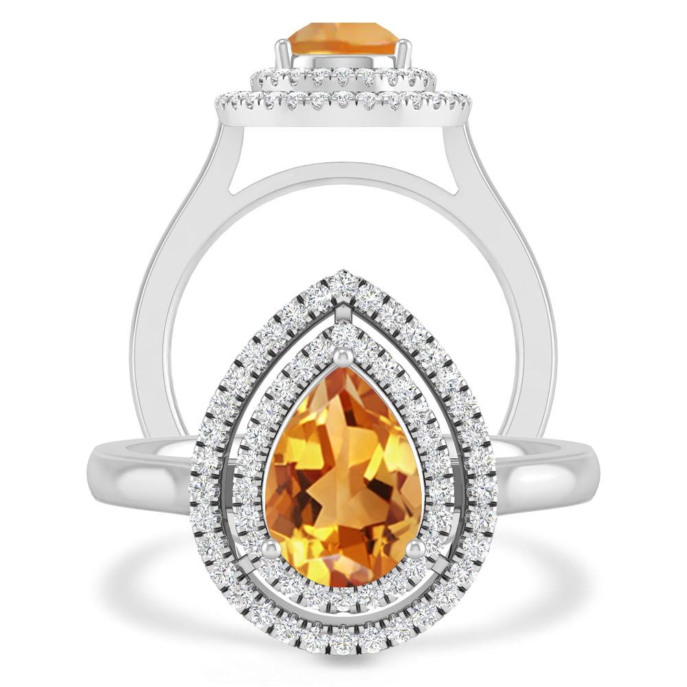 White Gold - Citrine