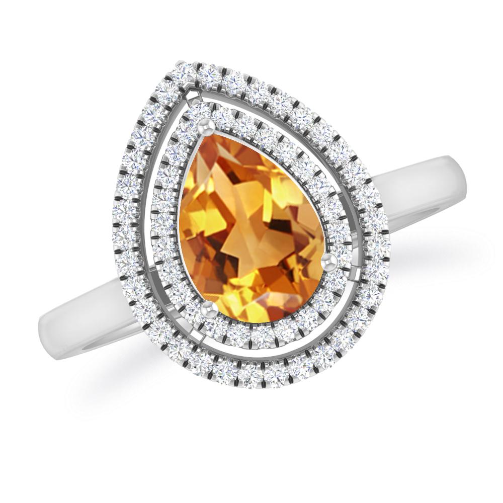 White Gold - Citrine