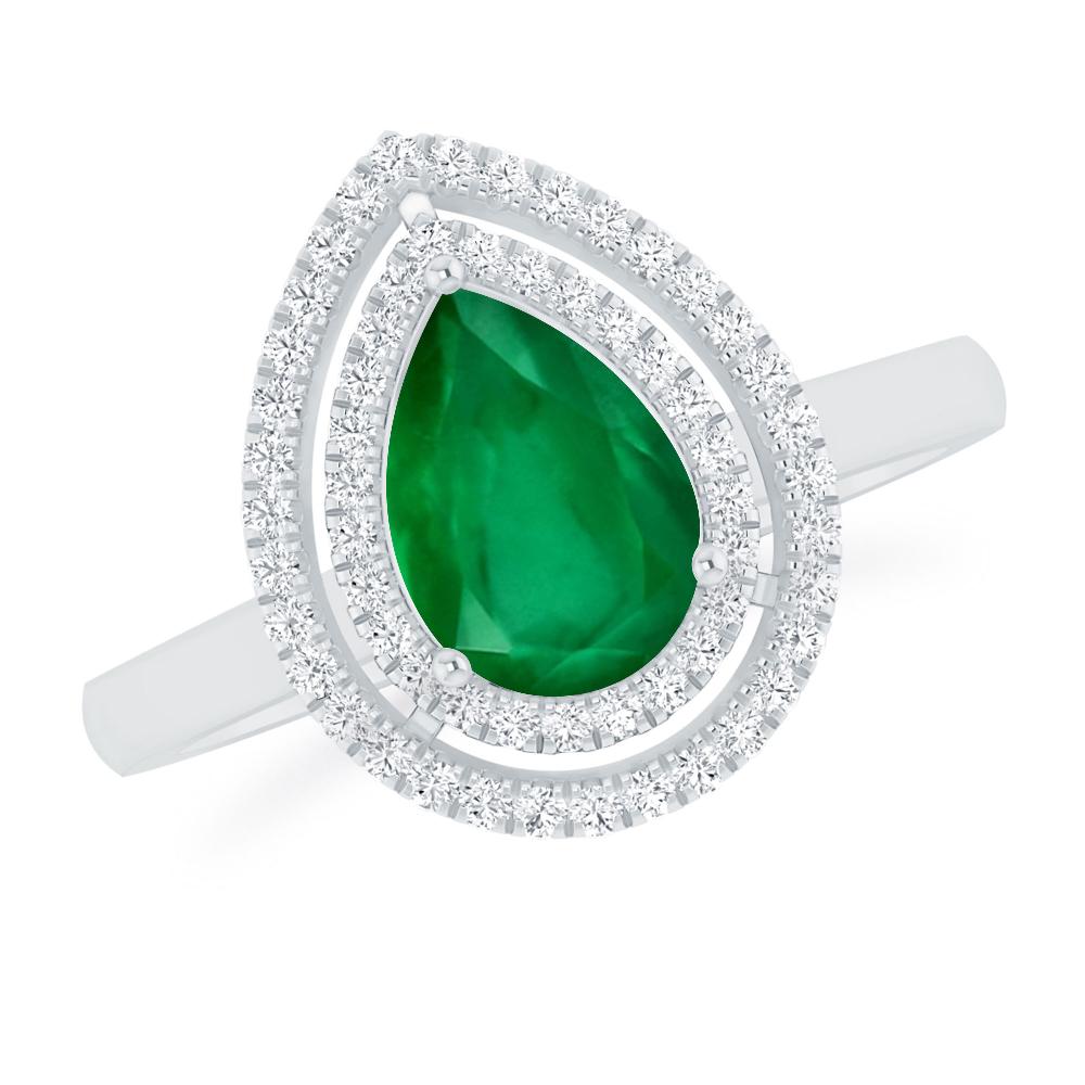 White Gold - Emerald