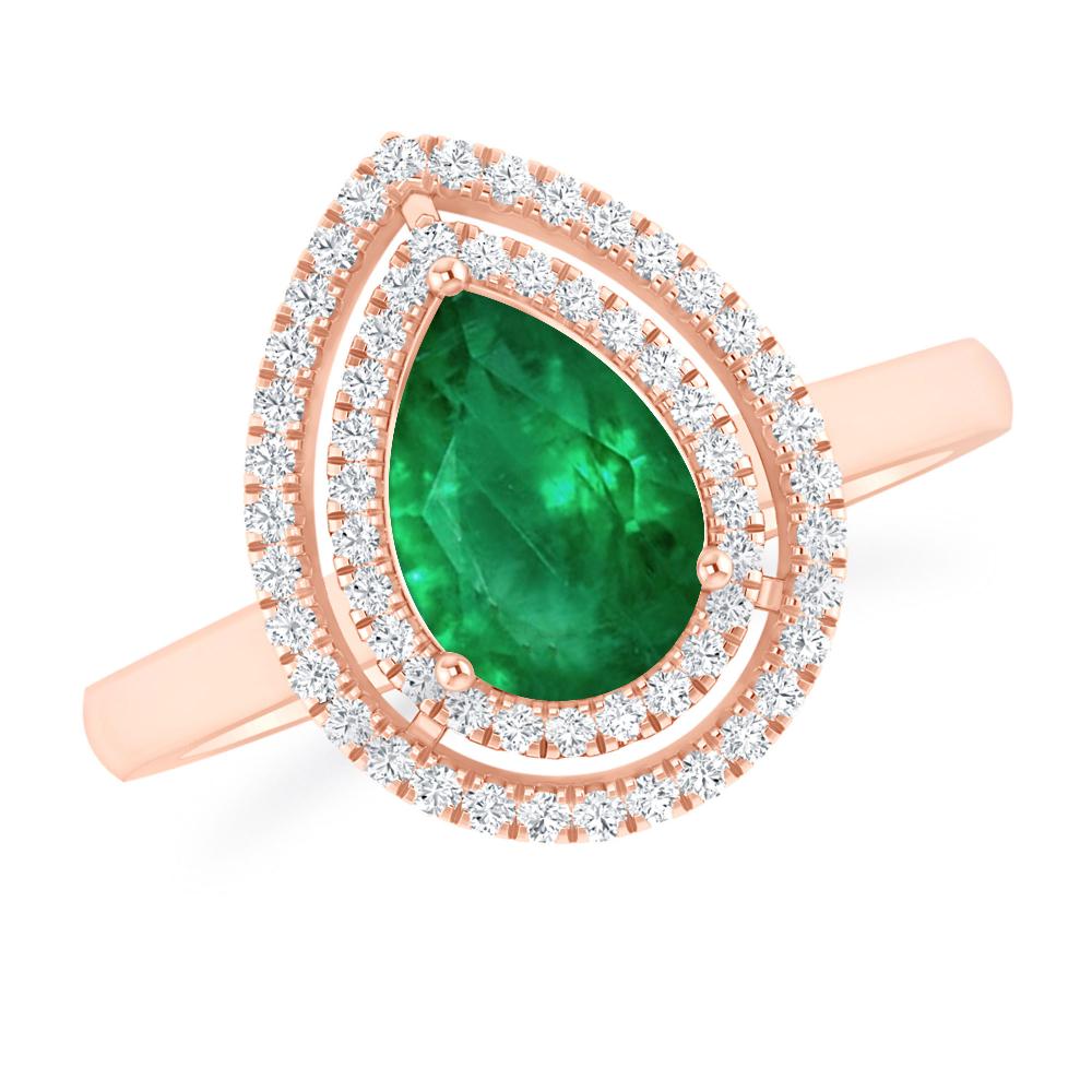 Rose Gold - Emerald