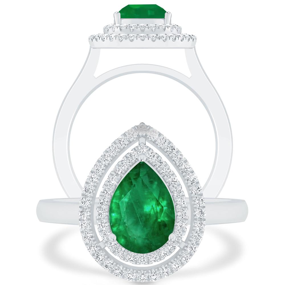 White Gold - Emerald