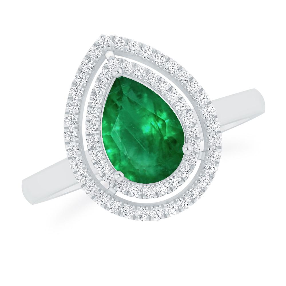 White Gold - Emerald