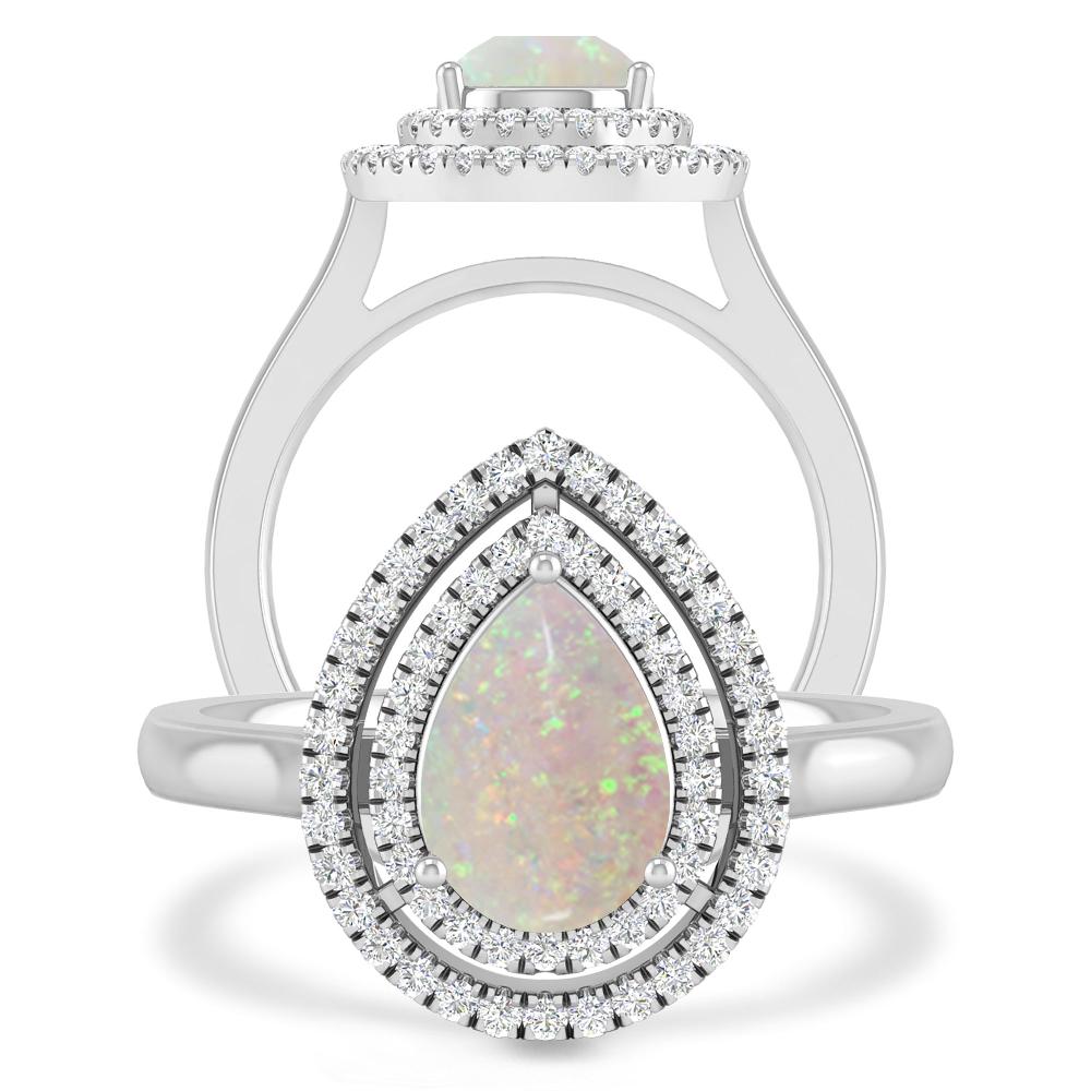 White Gold - Opal
