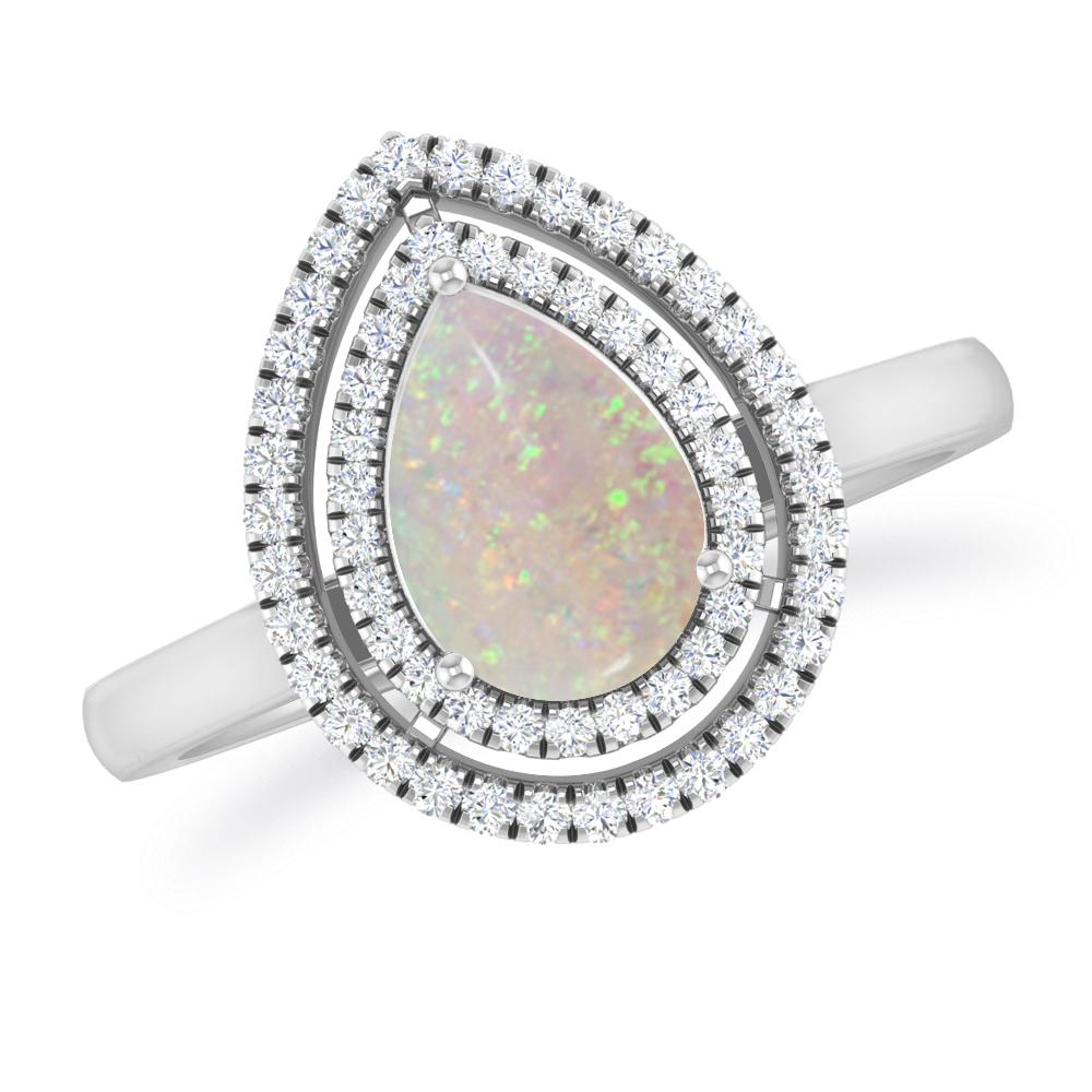 White Gold - Opal