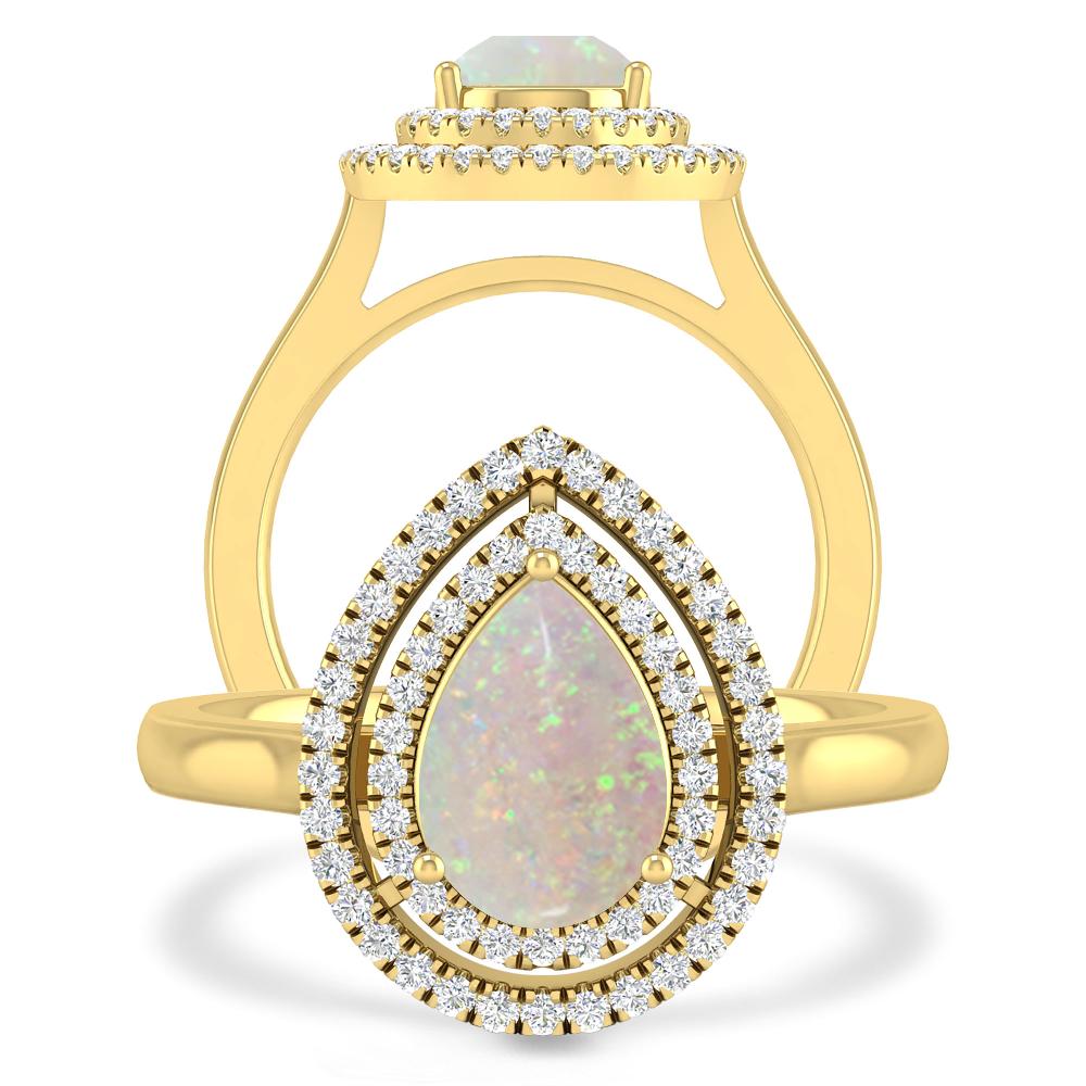 Yellow Gold - Opal