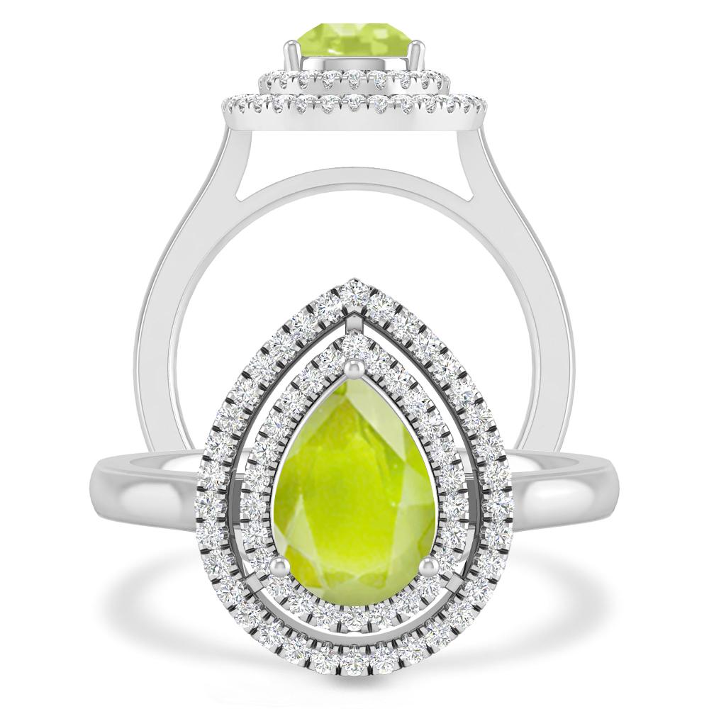 White Gold - Peridot