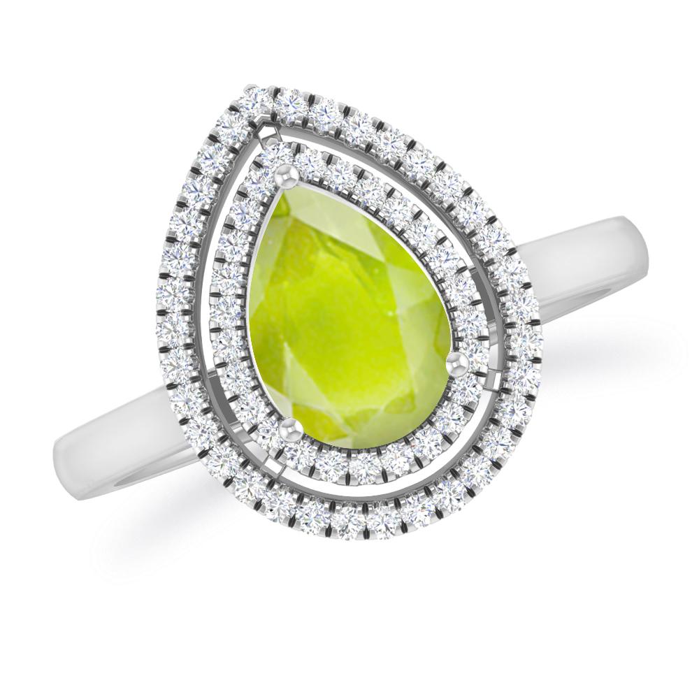 White Gold - Peridot