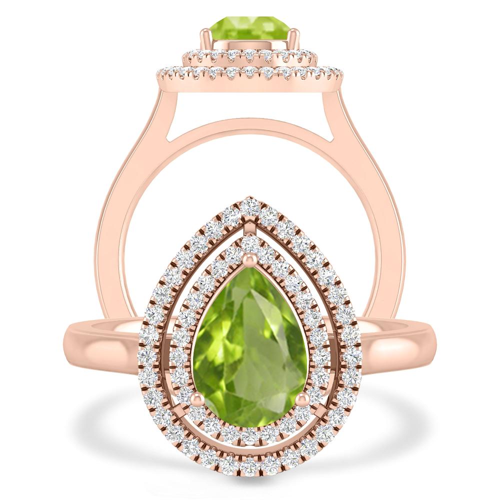 Rose Gold - Peridot