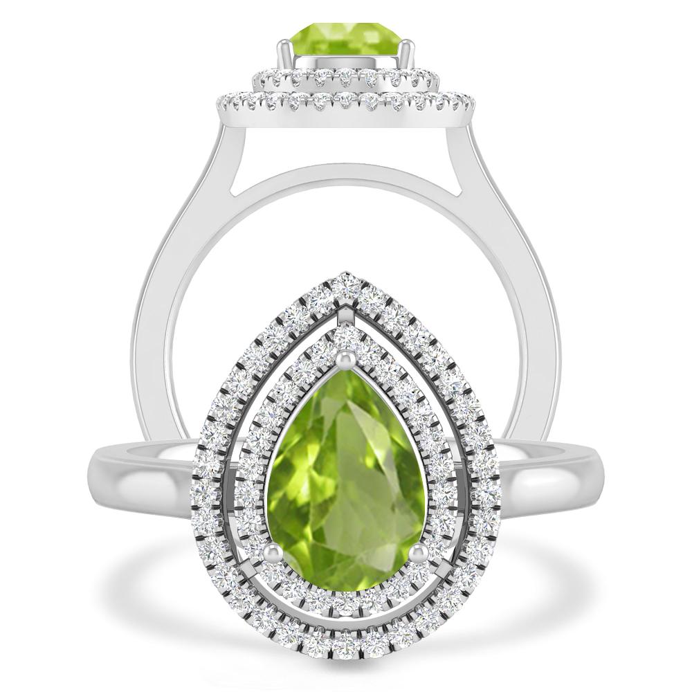 White Gold - Peridot