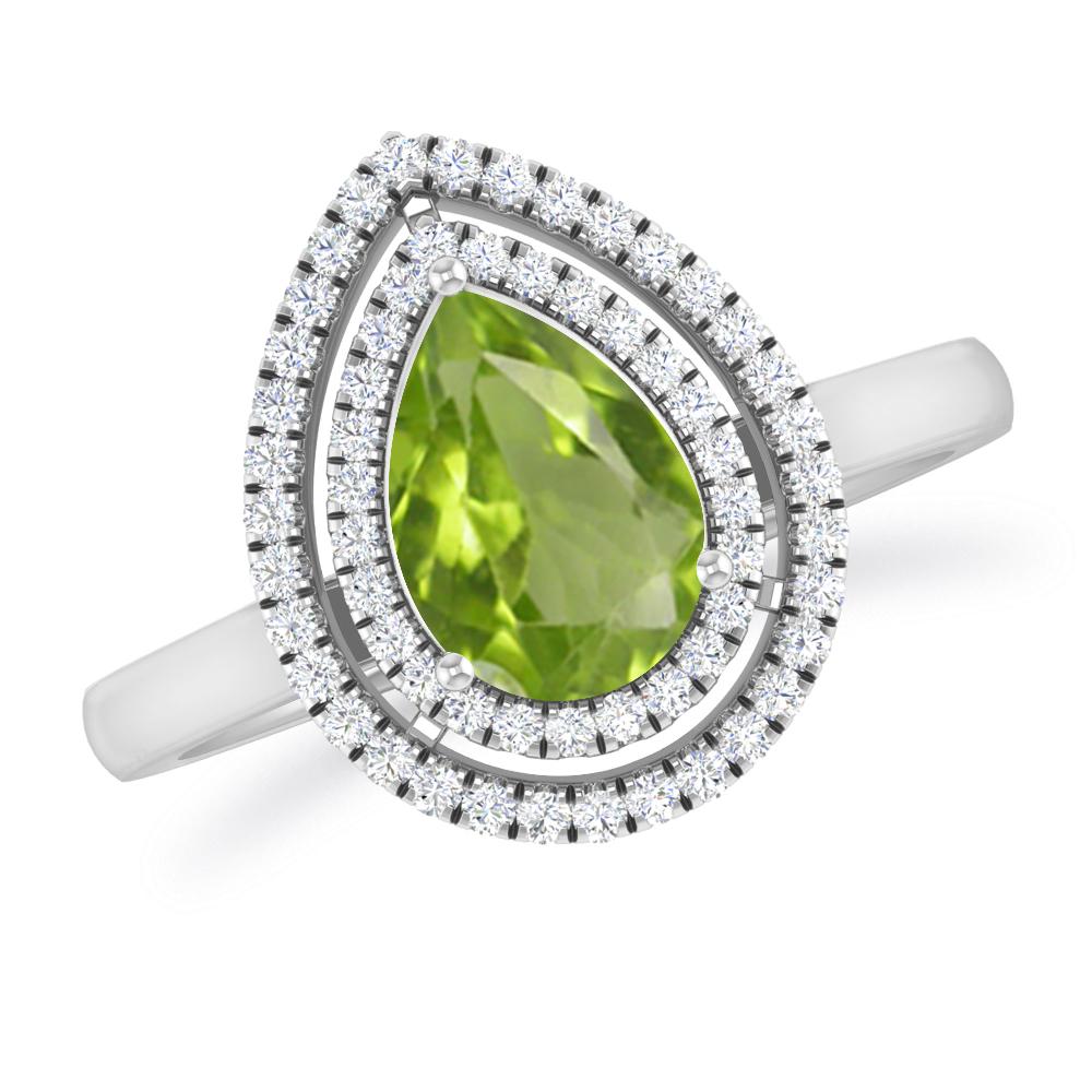 White Gold - Peridot