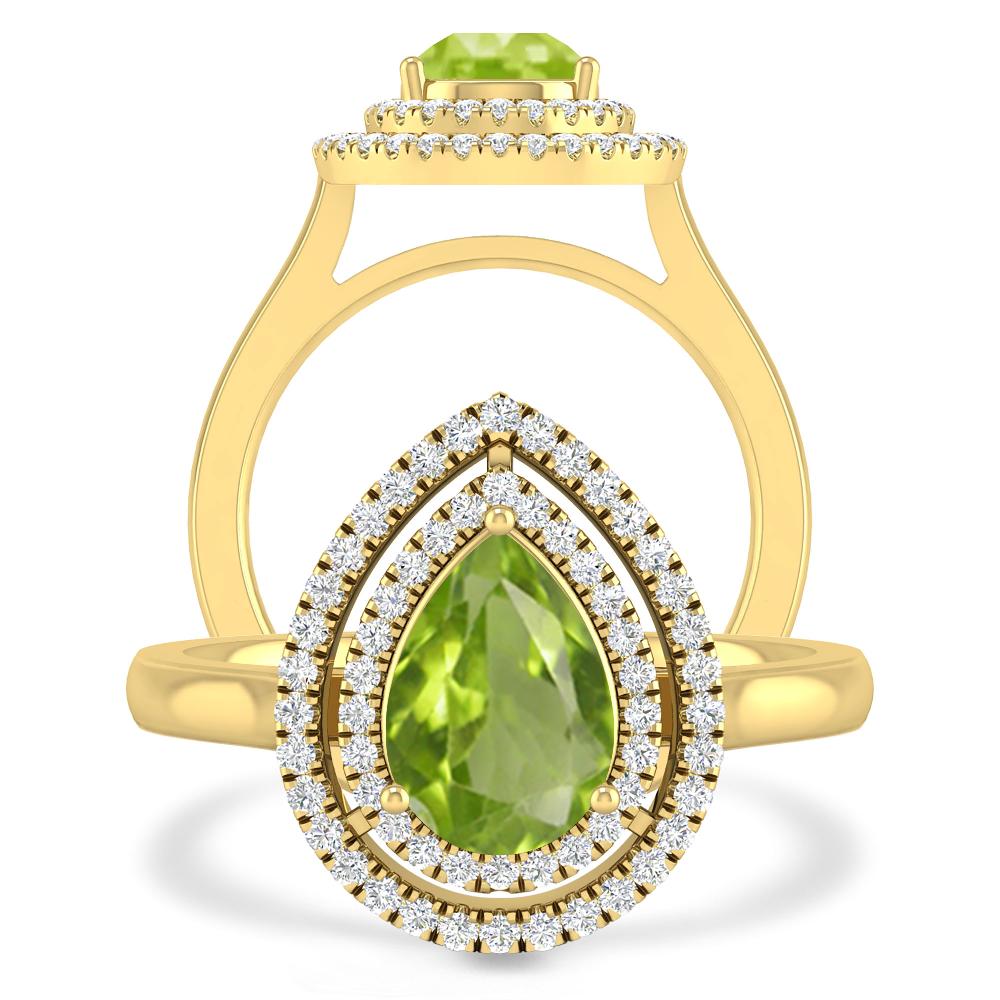Yellow Gold - Peridot