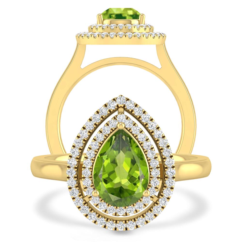 Yellow Gold - Peridot