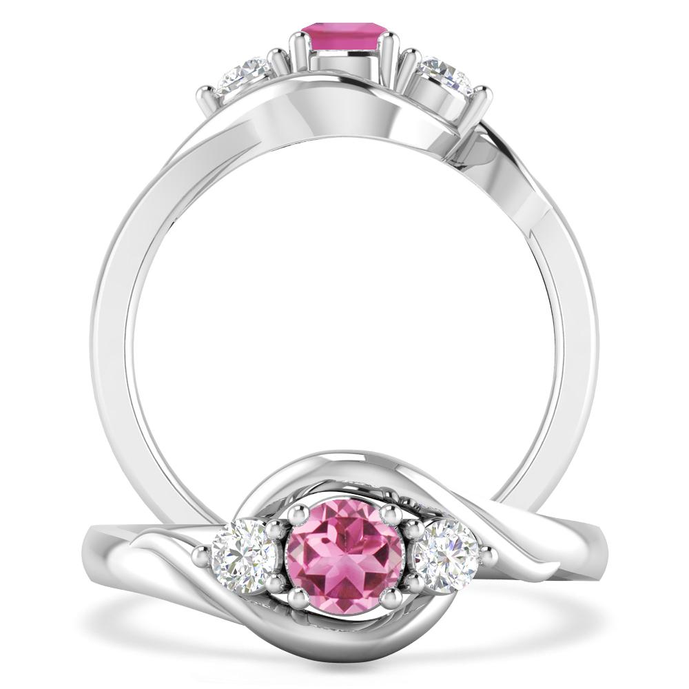 White Gold - Pink Tourmaline