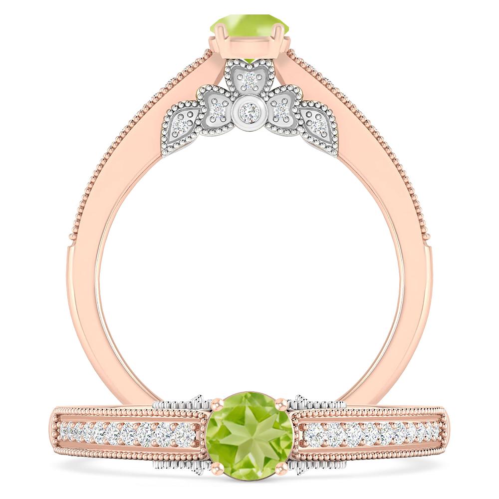 Rose Gold - Peridot