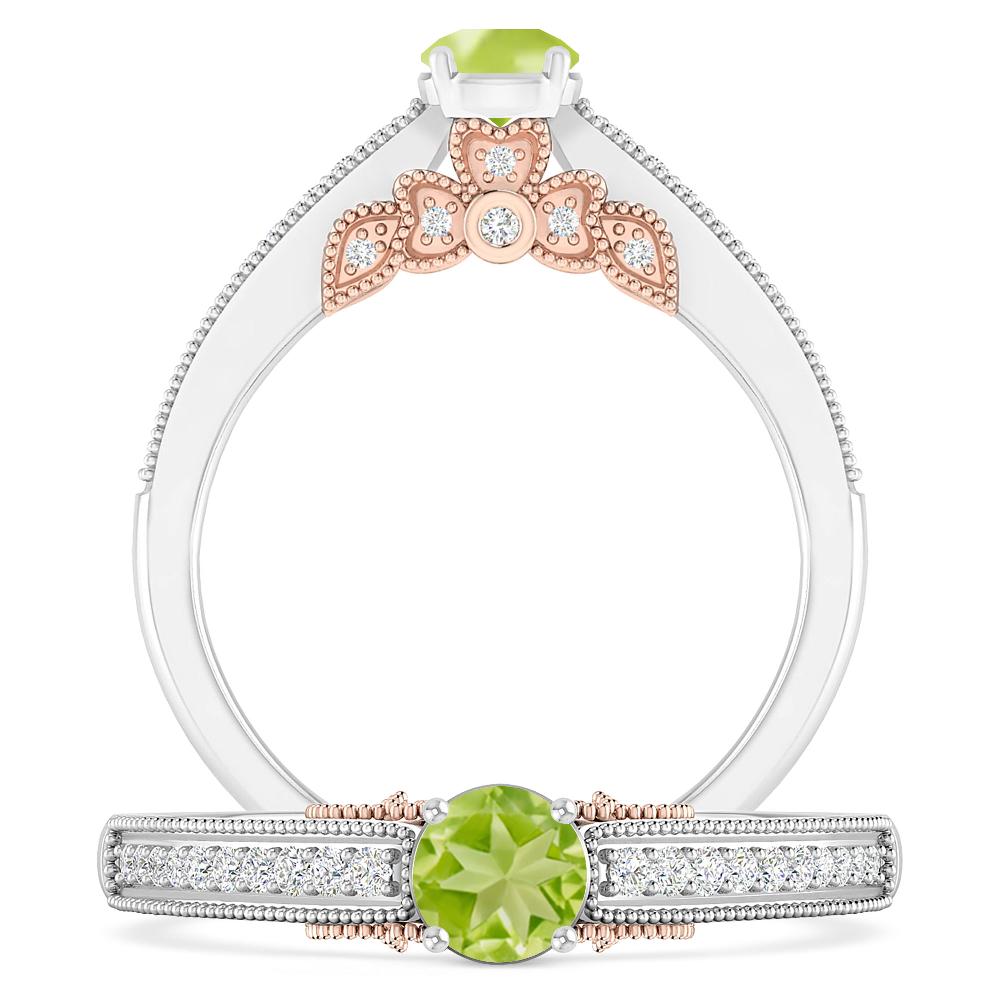White Gold - Peridot